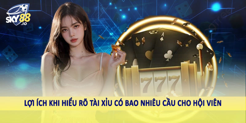 Tài Xỉu Có Bao Nhiêu Cầu - Trả Lời Chi Tiết Cho Hội Viên SKY88 3 Lợi ích khi hiểu rõ tài xỉu có bao nhiêu cầu cho hội viên