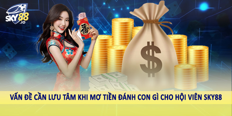 Vấn đề cần lưu tâm khi mơ tiền đánh con gì cho hội viên SKY88